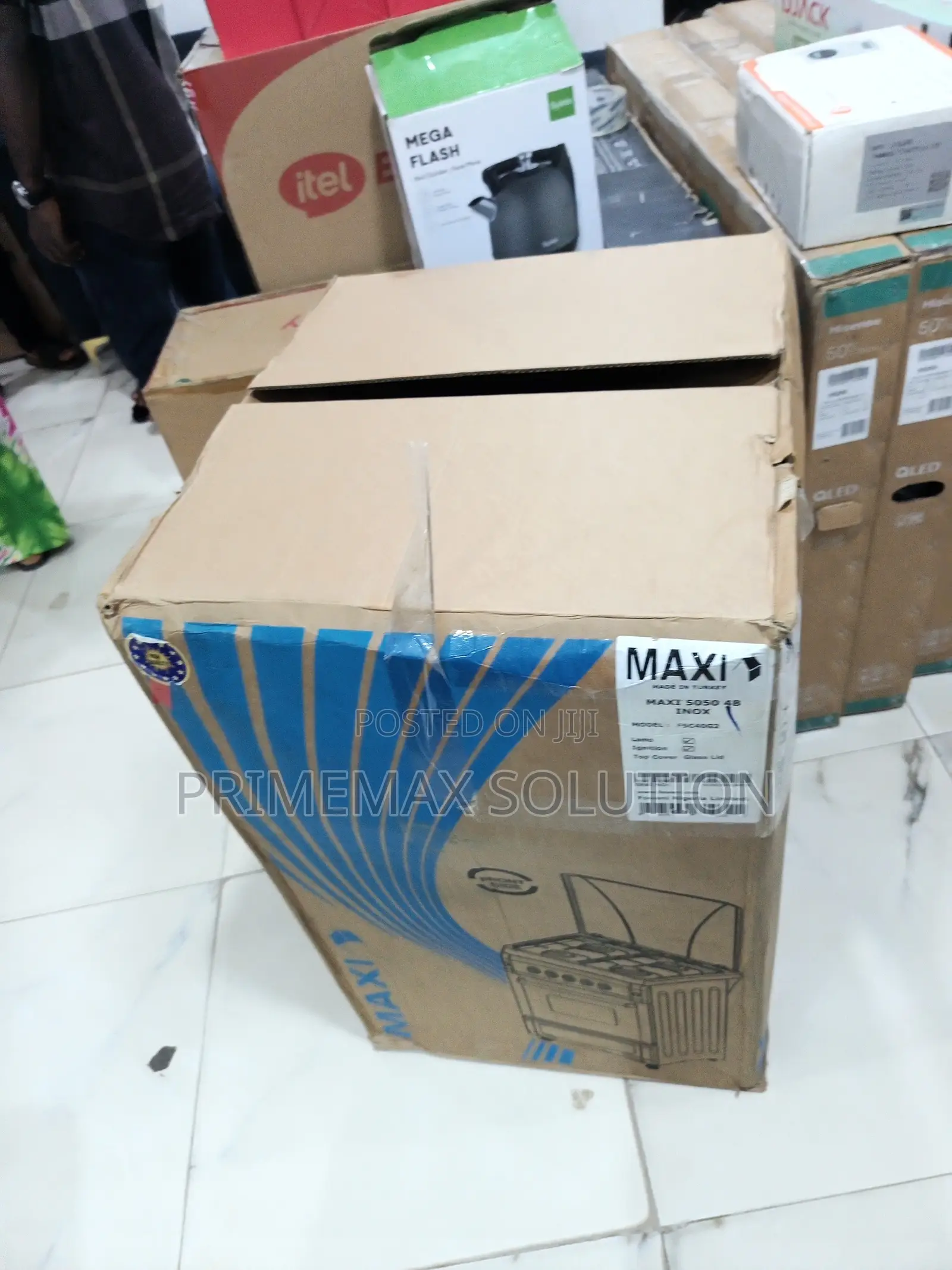 Maxi 4 Burner Kitchen Gas Cooker With Oven 50x50