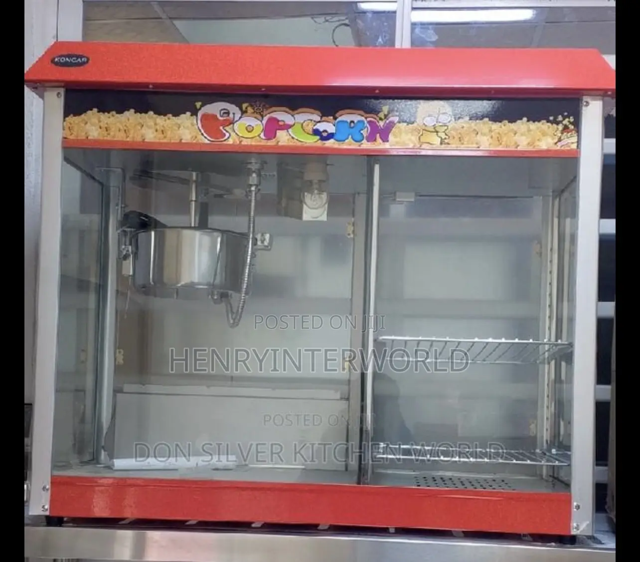 Pop Corn Machine With Warmer