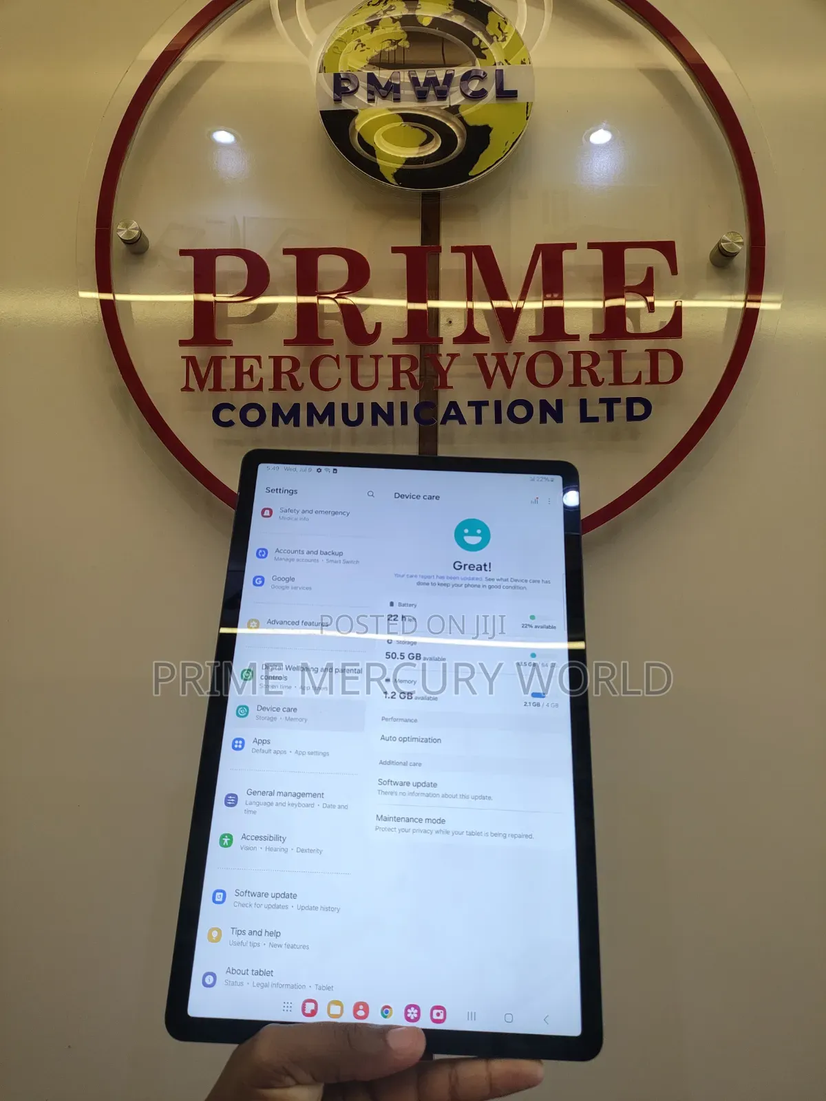 Samsung Galaxy Tab S7 FE 64 GB Black