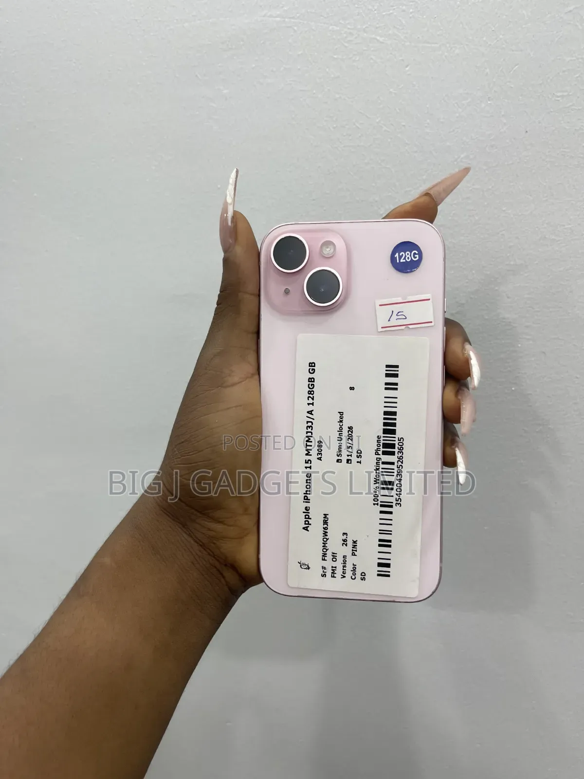 Apple iPhone 15 Plus 128 GB Rose Gold