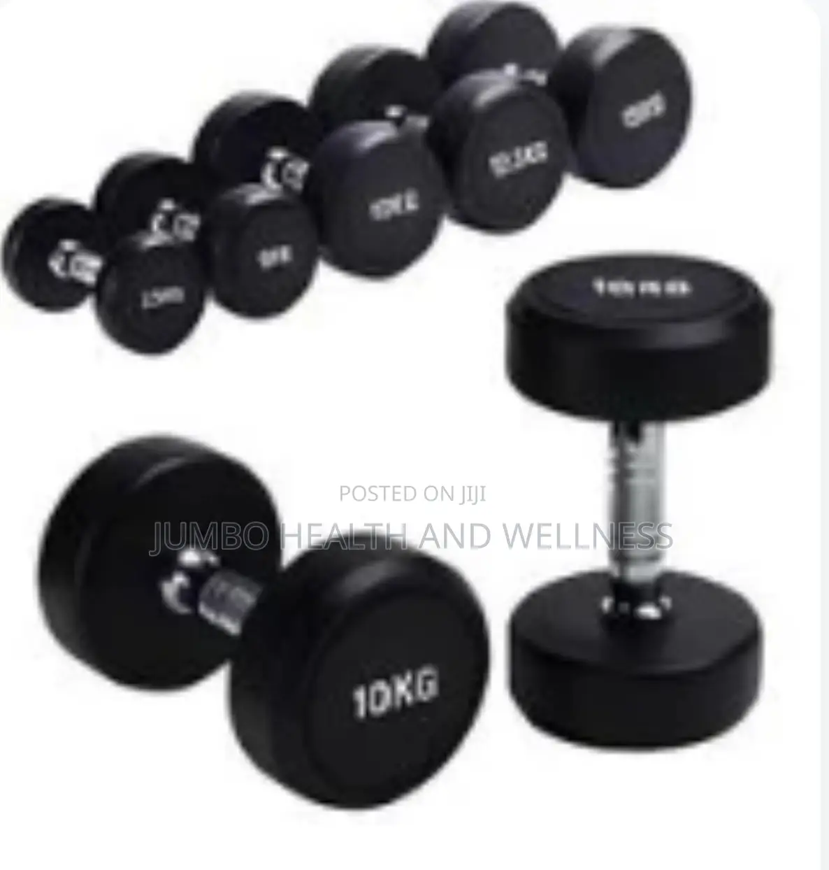 Dumbbell (Round Rubber Head)
