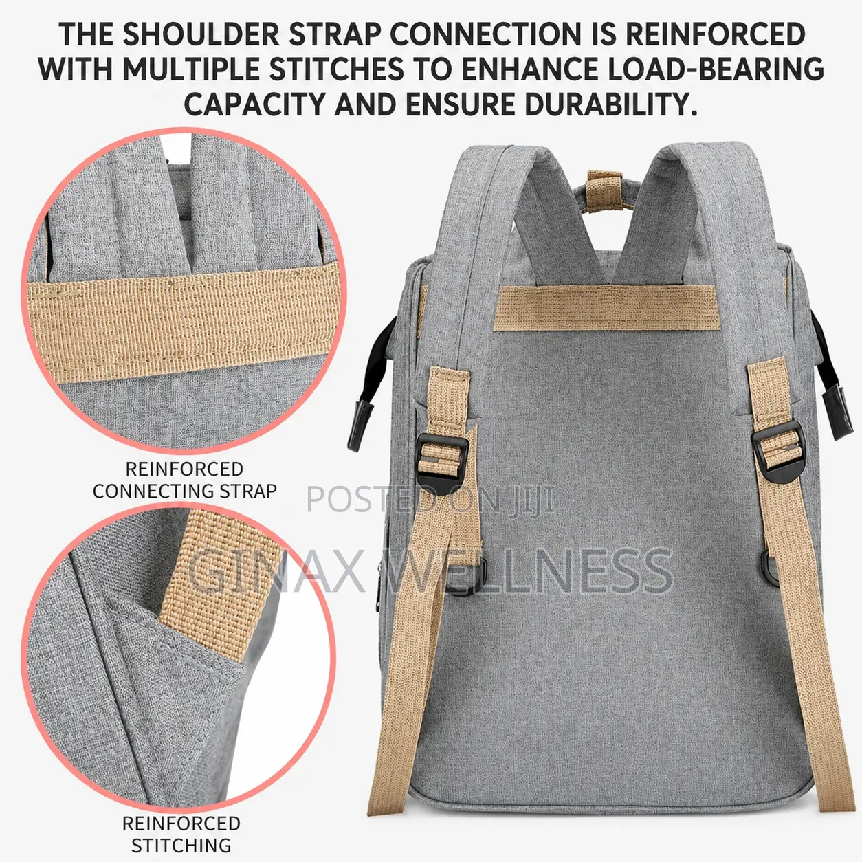 All-in-one Diaper Bag And Baby Bed Backpack With Compartments