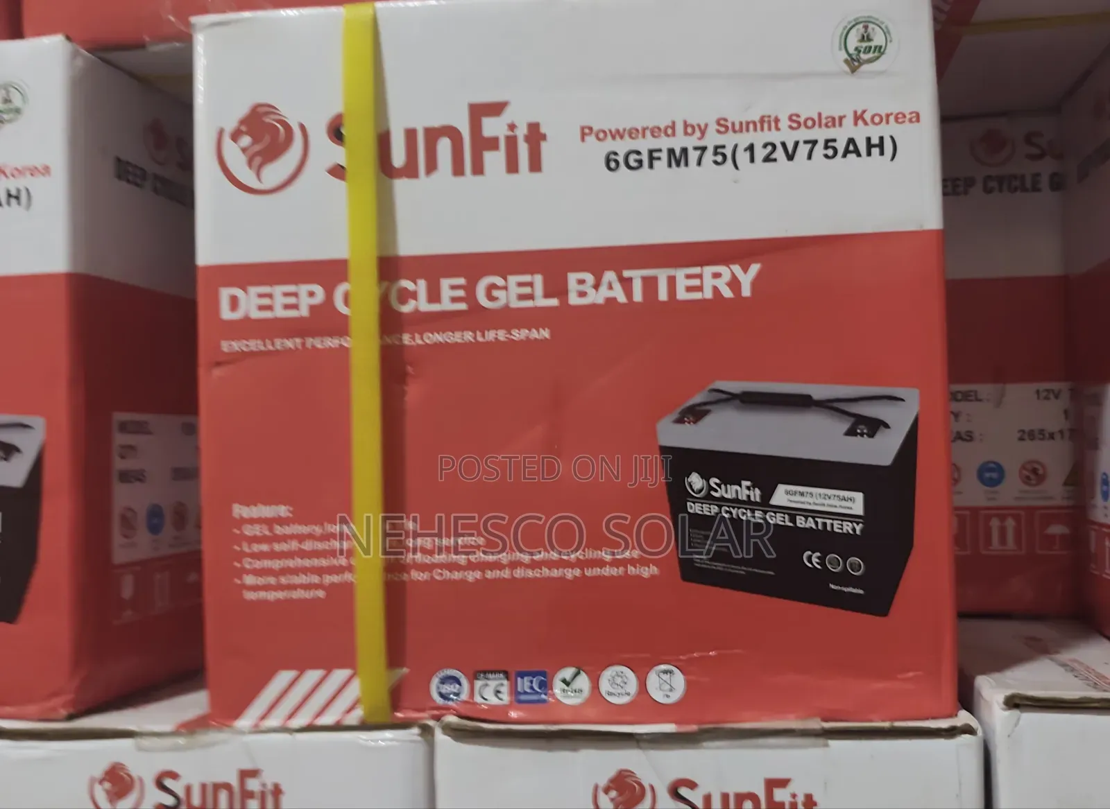 Sunfit 75ah/12v Deep Cycle Battery – Quality You Can Trust