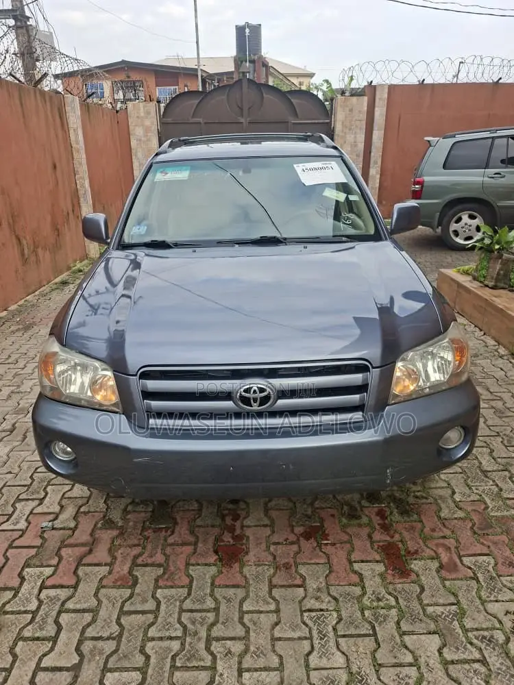 Toyota Highlander Limited V6 2006 Blue