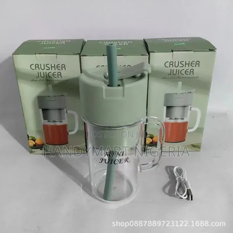 Portable Rechargeable Juicer Blender Cup