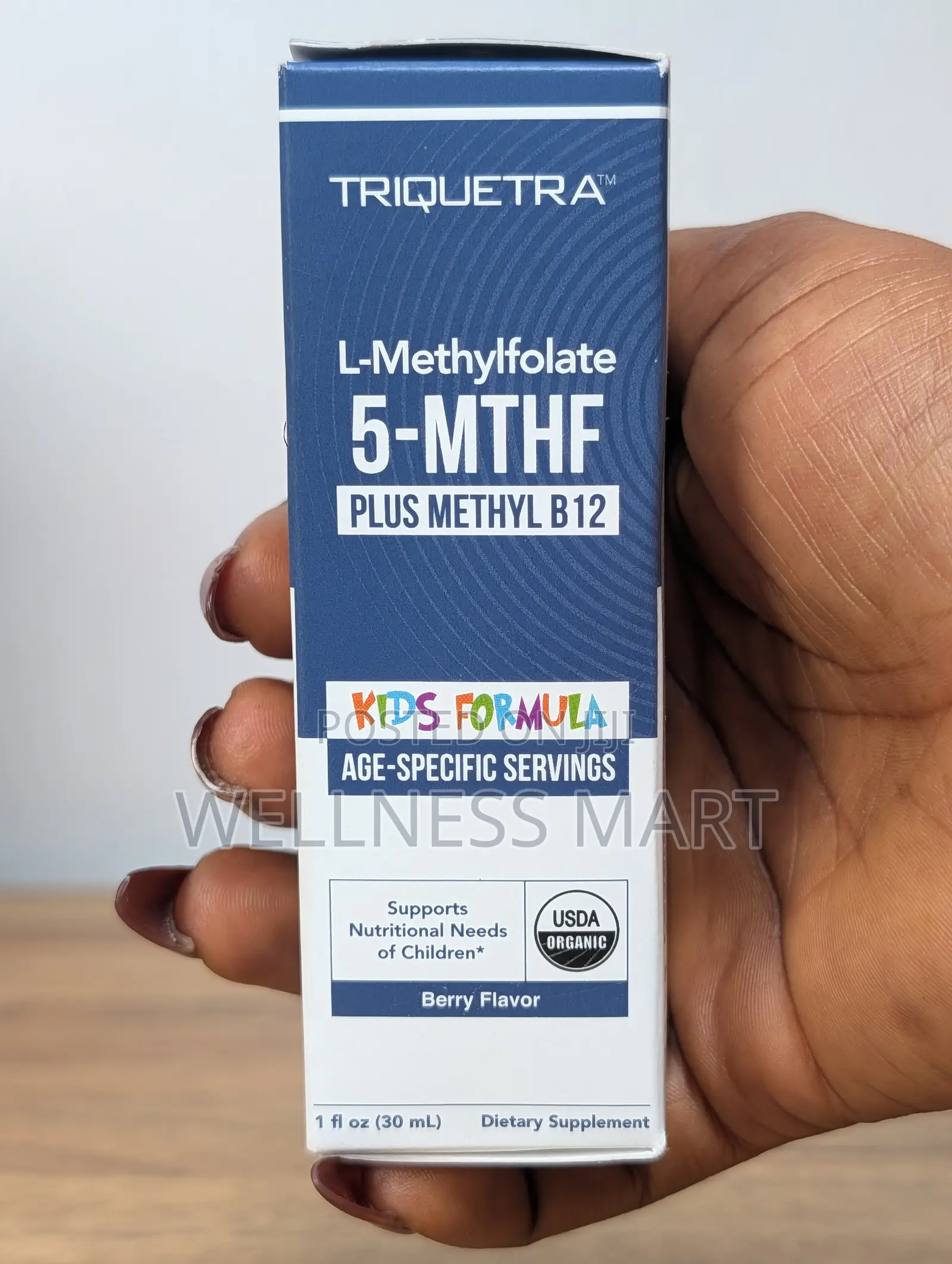 Triquetra L-Methylfolate Drops | Active Folate B9 | 30ml | U.S.A
