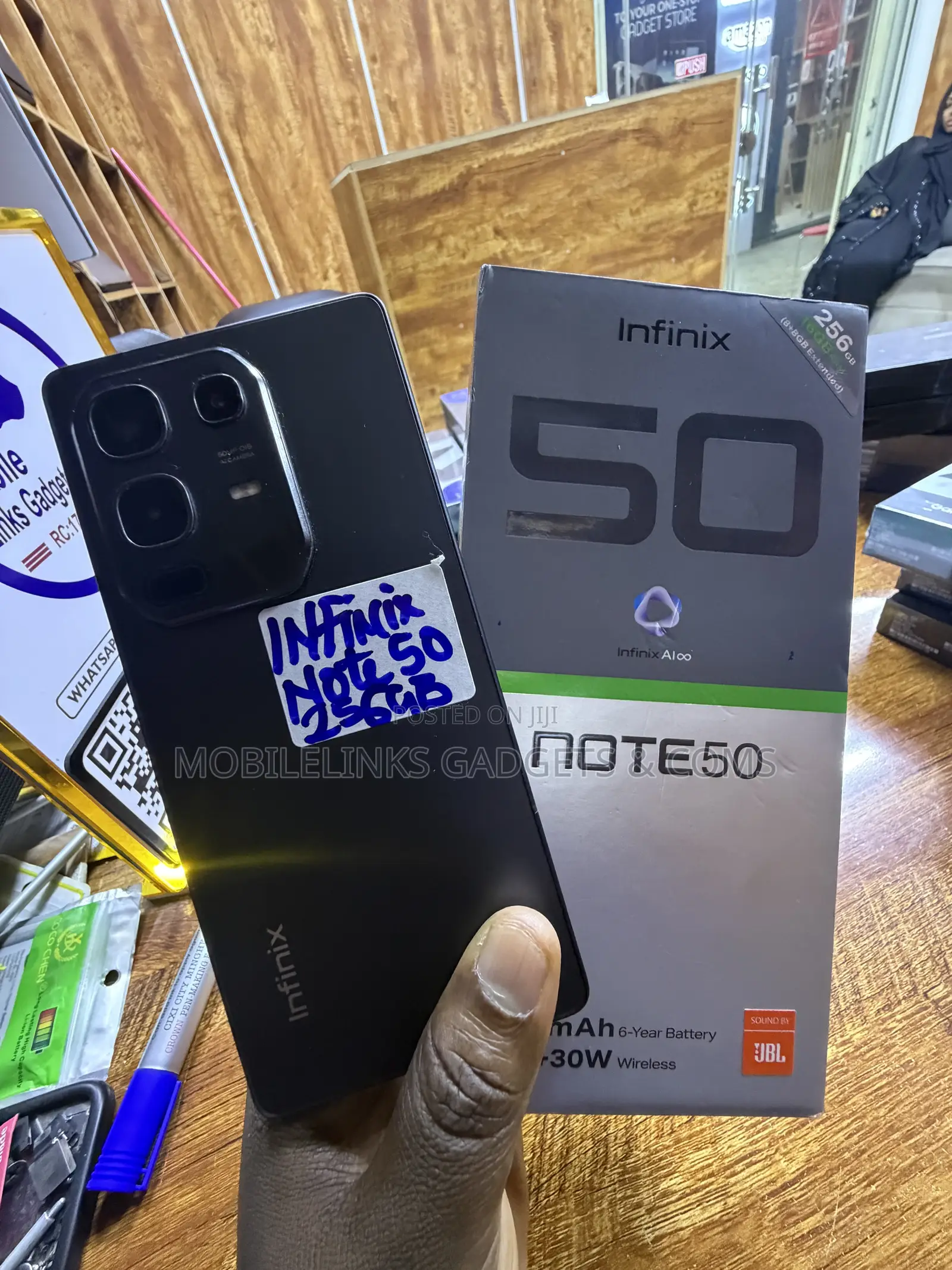 Infinix Note 50 4G 256 GB Black