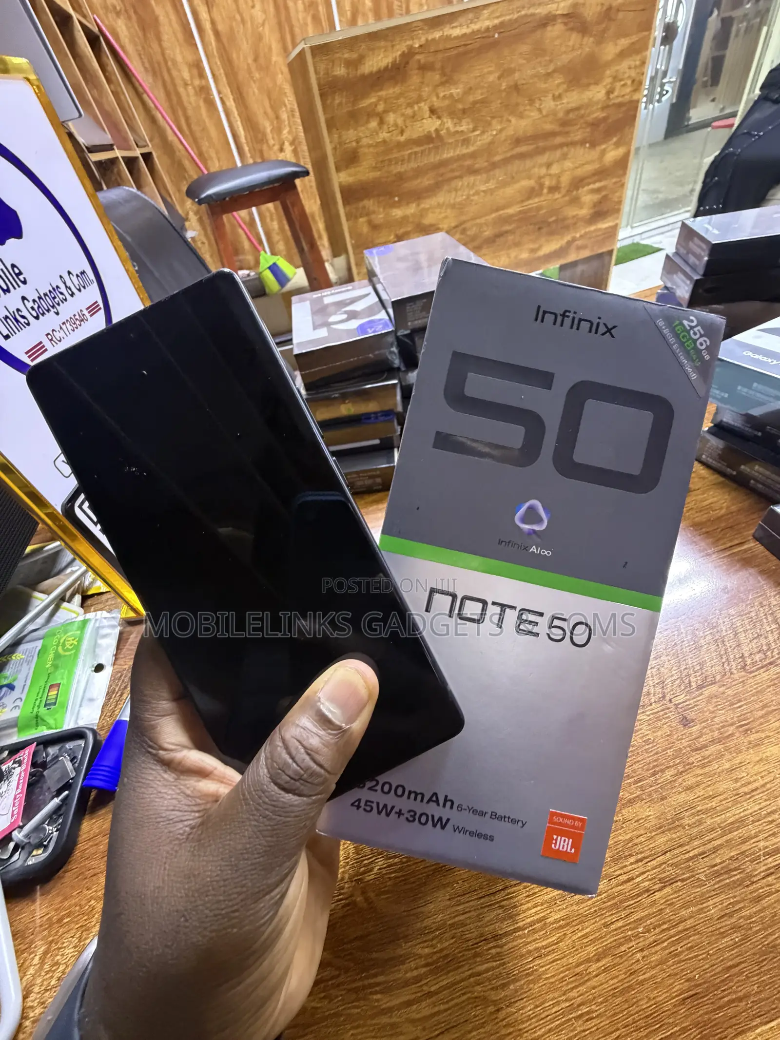 Infinix Note 50 4G 256 GB Black