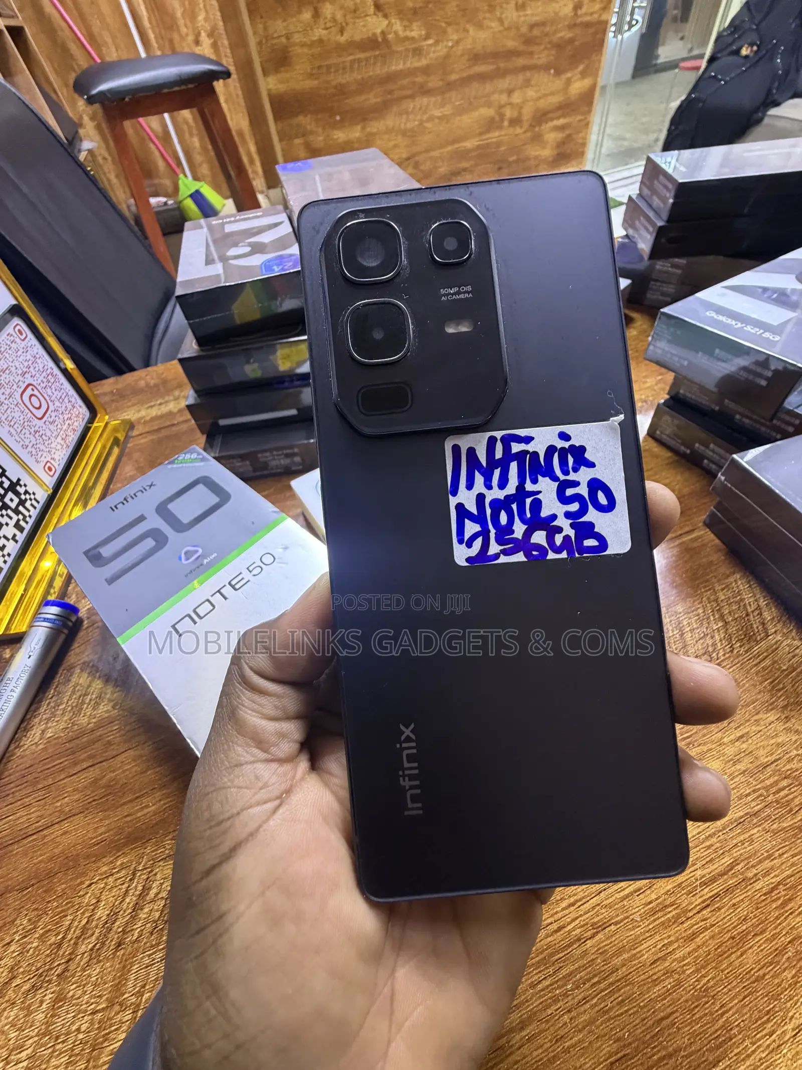 Infinix Note 50 4G 256 GB Black