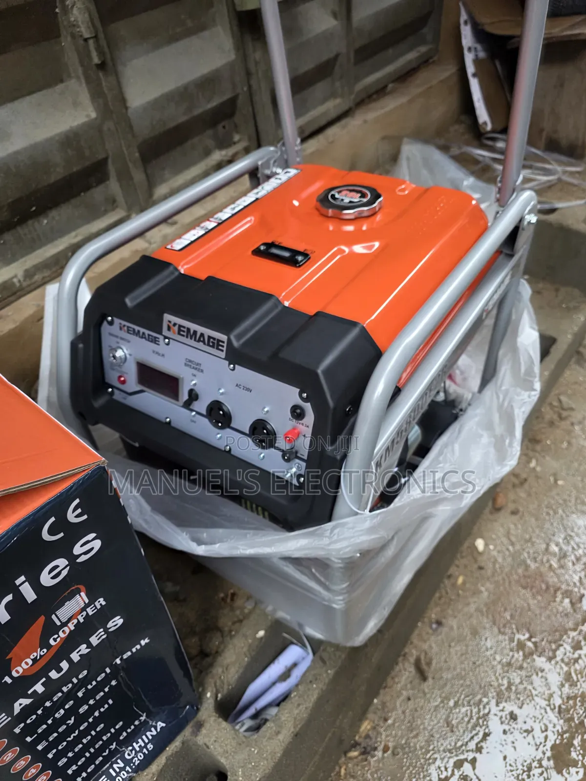 《》High Quality Kemage Remote Control Petrol Gen 5.5kva 100%Copper Coil