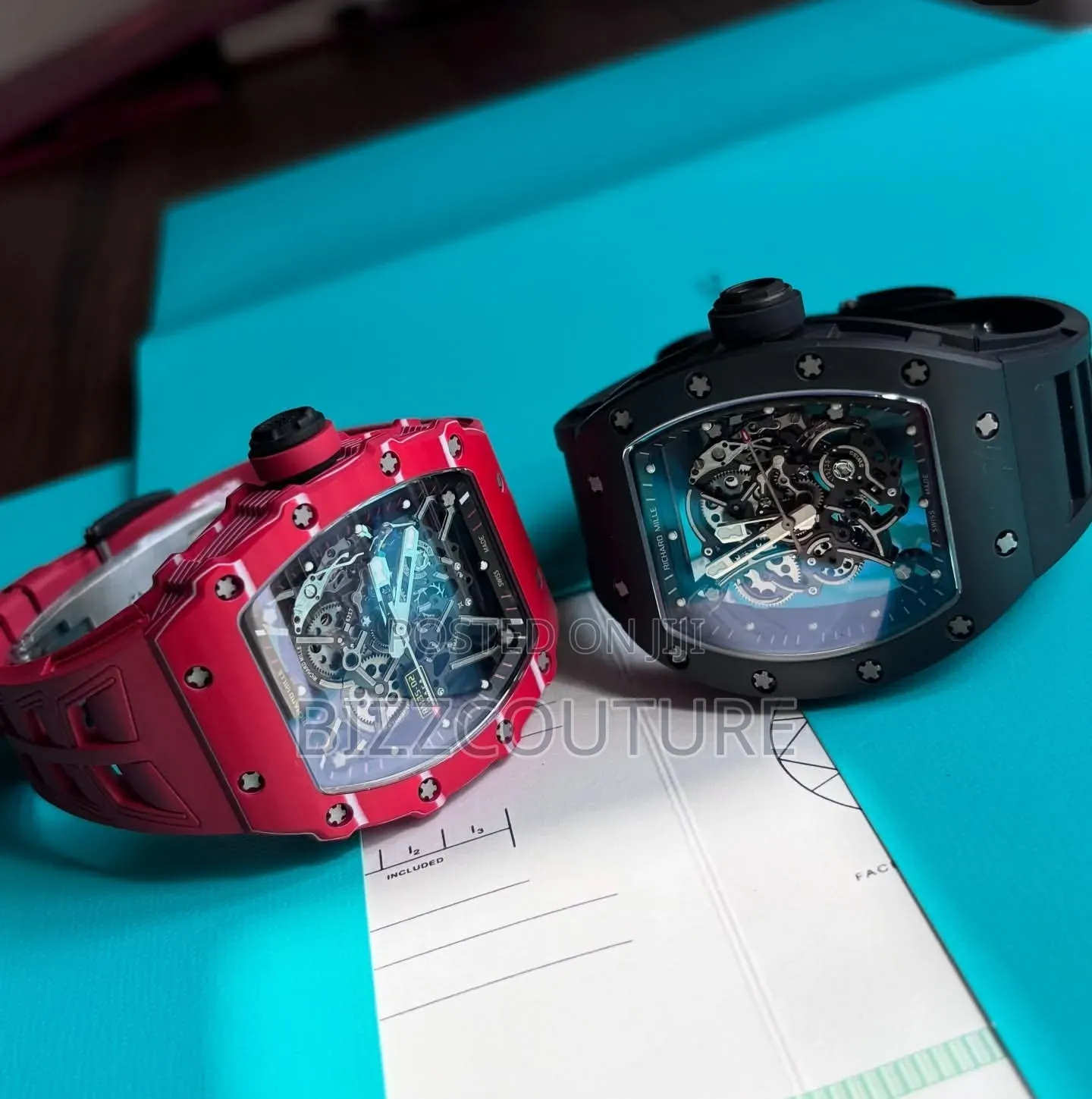 Super Clone Richard Mille Rafeael Nadal Rubber Strap Available Instore