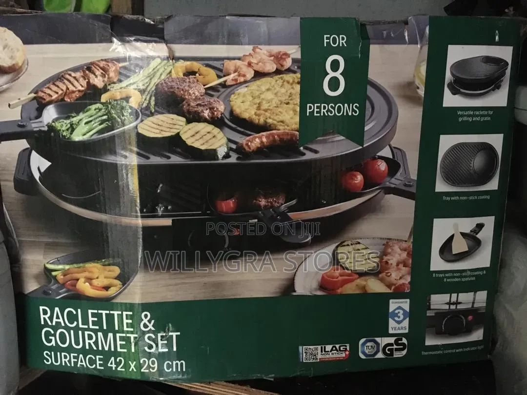 Raclette Set - 8 People - Raclette Gourmet Set