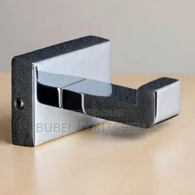 Luxury Chrome Robe Hook | Bathroom Towel Clothes Hanger