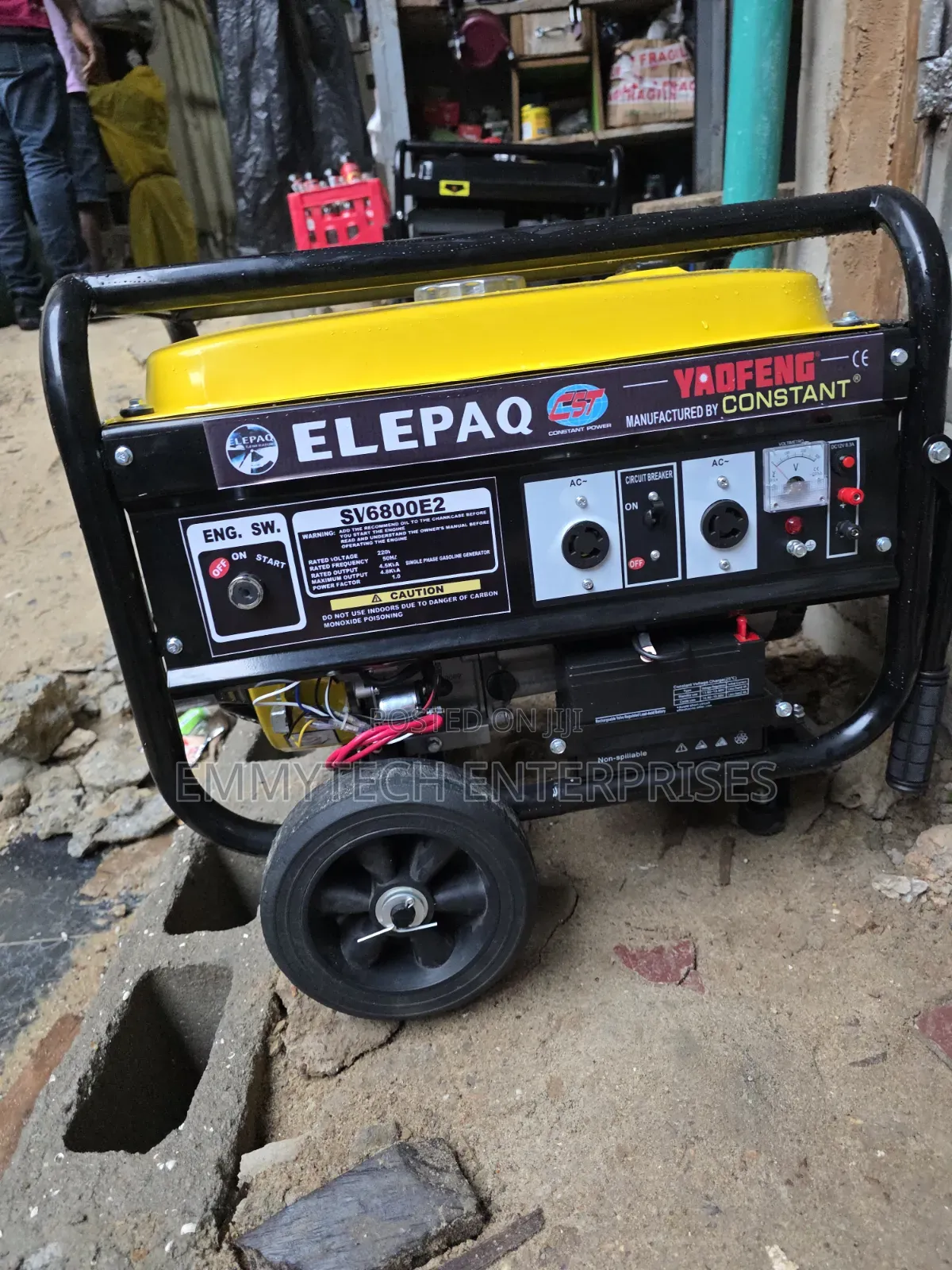 ☆¤4.5kva Elepaq Constant Petrol Gen Model Sv6800e2 100%Copper Coil