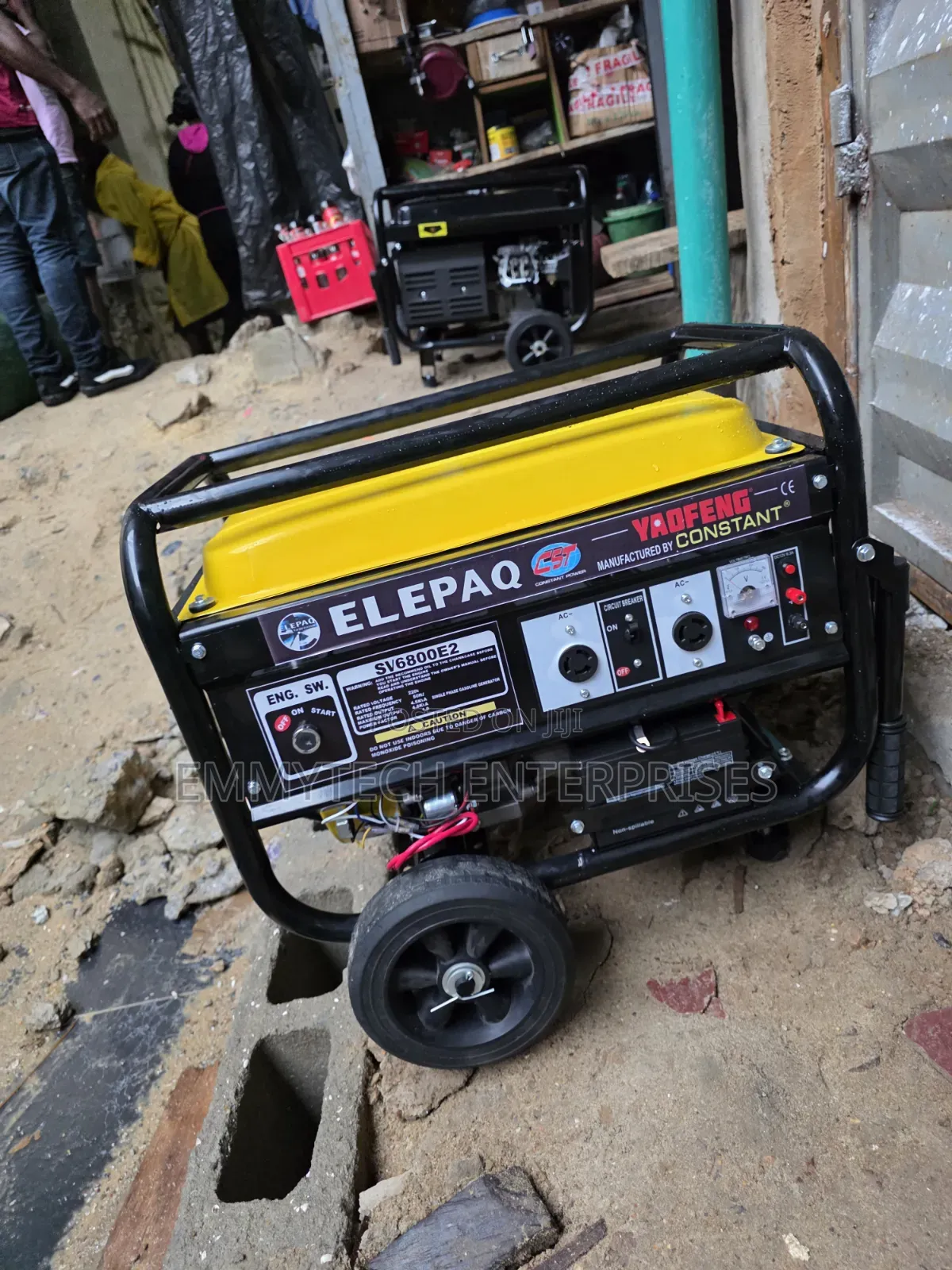 Here We Have Original Elepaq Constant Petrol Gen 4.5kva 100%Copper Coi