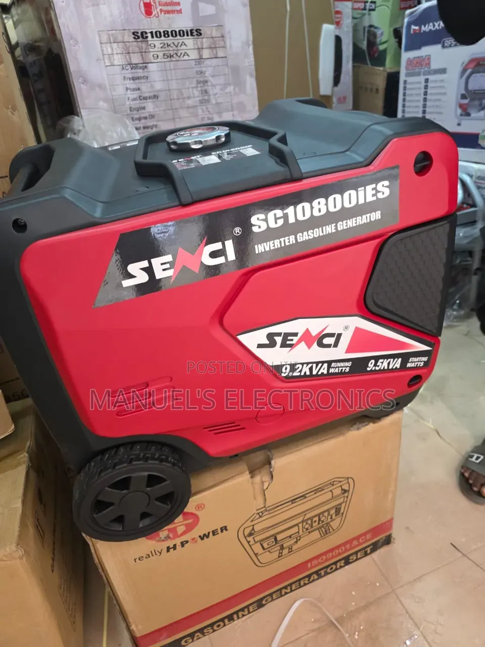 This Is Senci Remote Control Inverter Soundproof Petrol Gen(9.5kva)