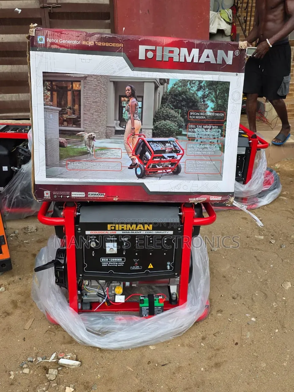 □■Powerful 10kva Firman Petrol Generator 100%Copper Coil