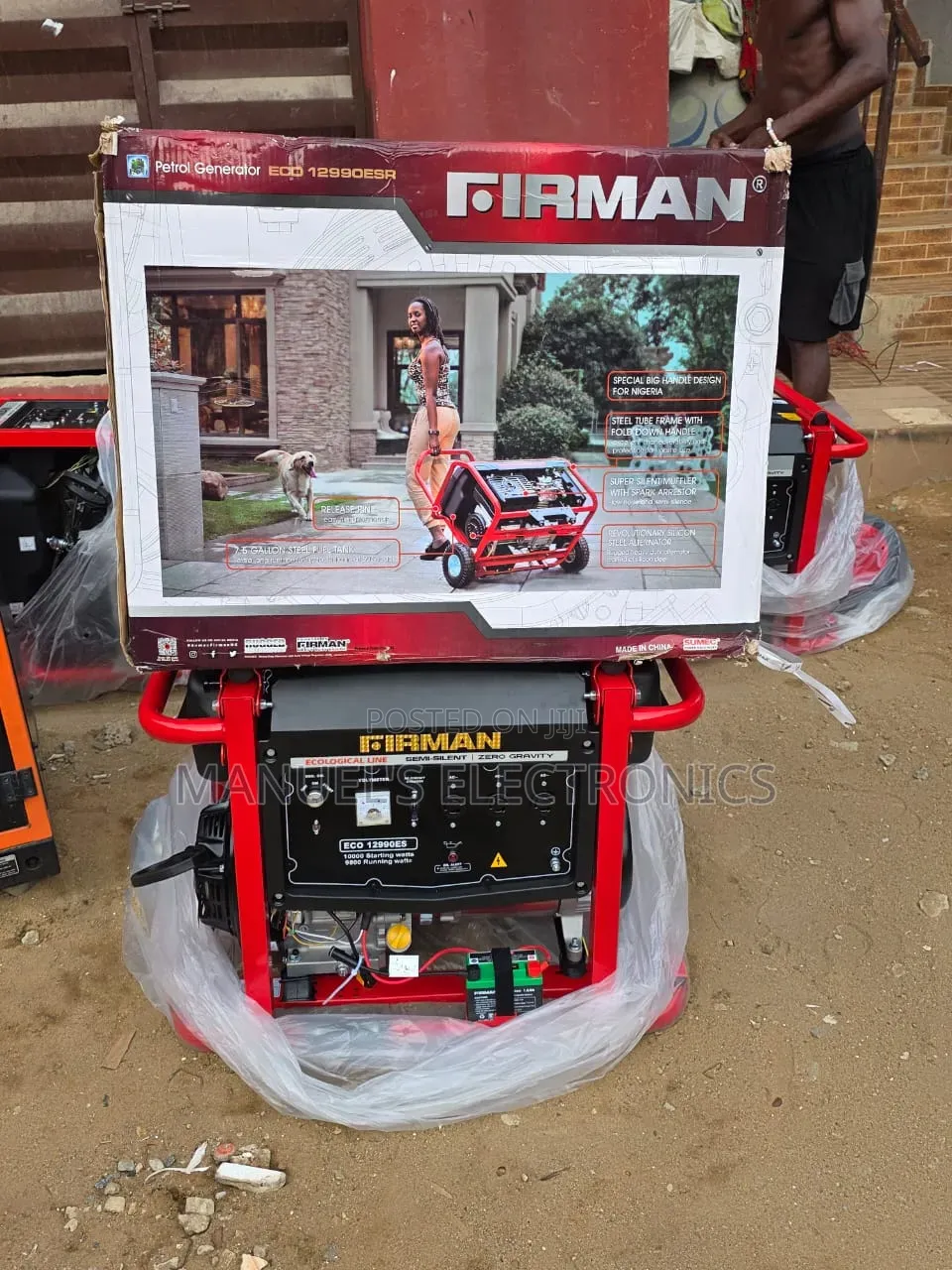 □■Powerful 10kva Firman Petrol Generator 100%Copper Coil