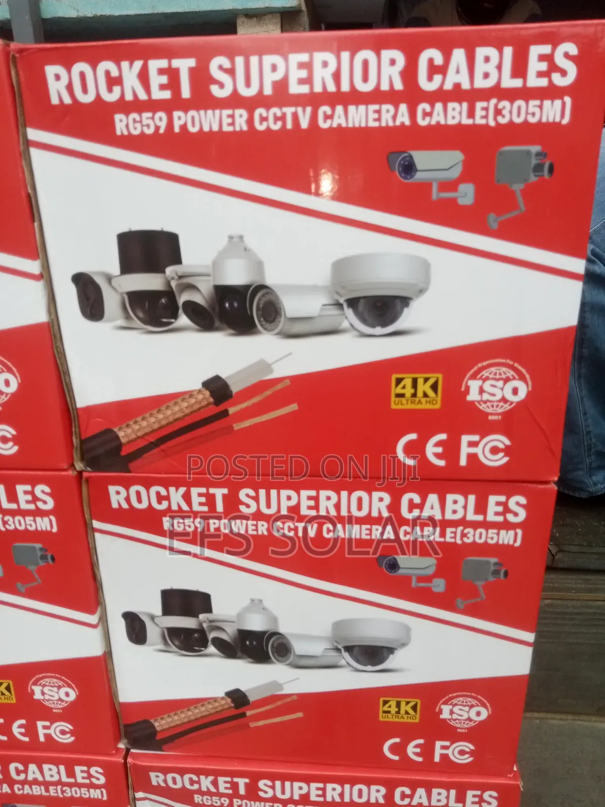 Rocket Superior Rg59 CCTV Power Cable 305m Roll