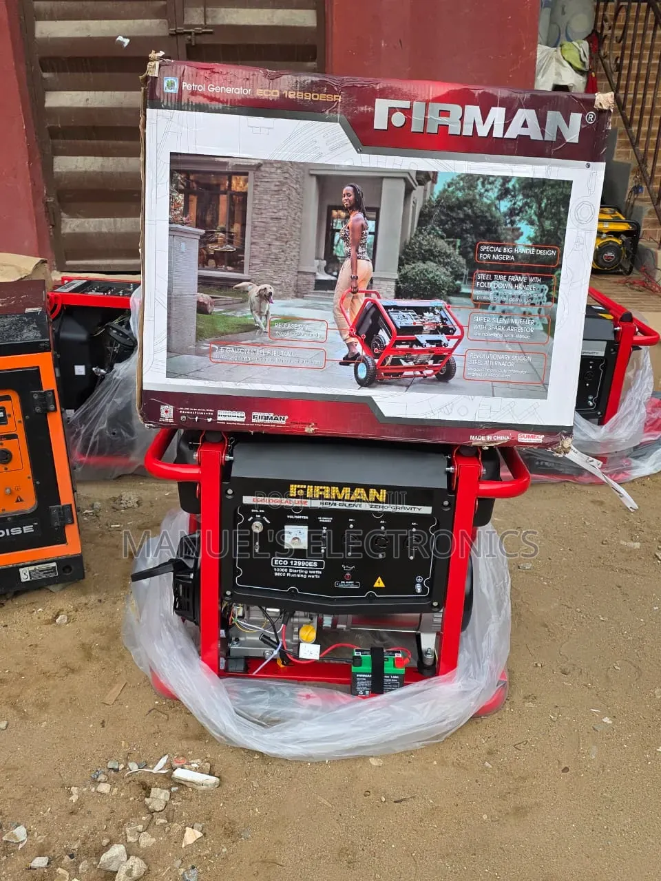 《》Heavy Duty 10kva Firman Petrol Generator 100%Copper Coil