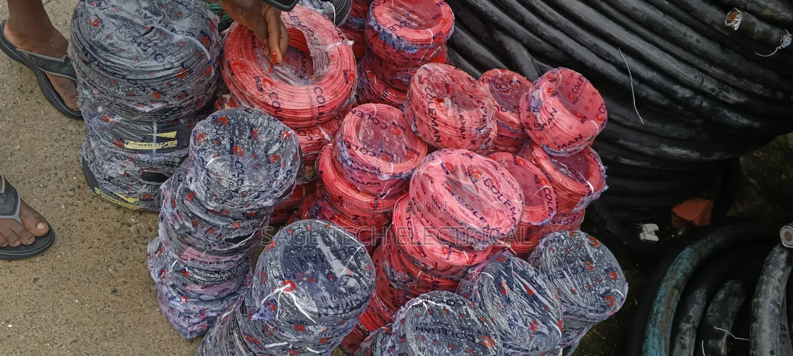 26mm Single Core Coleman Nigerian Cable Coil