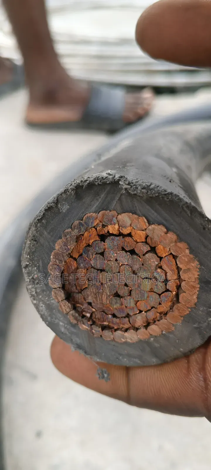 500mm Single PVC PVC Armoured Cable Nigerchin