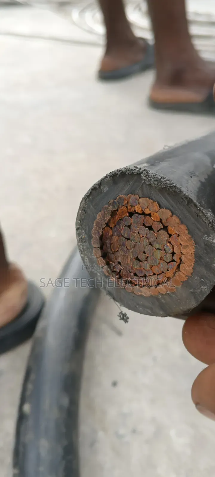 500mm Single PVC PVC Armoured Cable Nigerchin