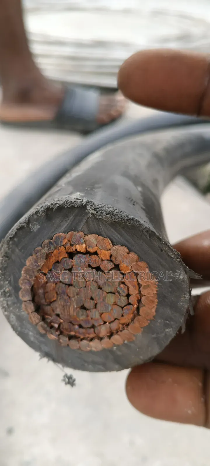500mm Single PVC PVC Armoured Cable Nigerchin