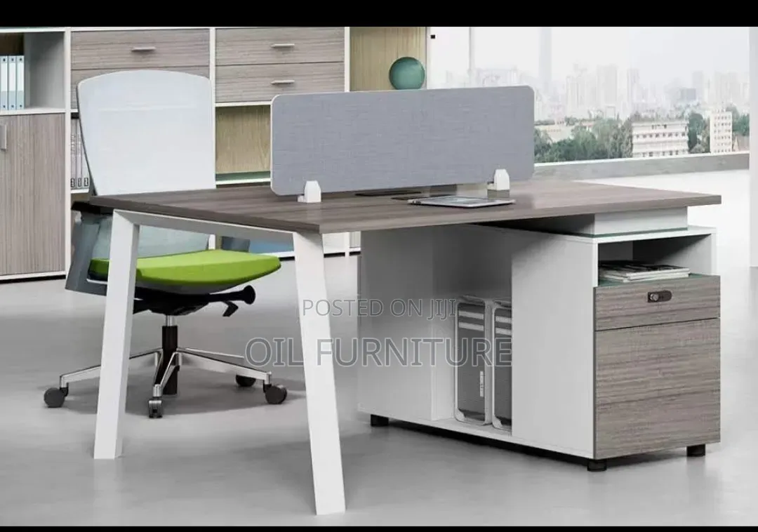 Premium 2-Seater Executive Office Workstation With Side Storage