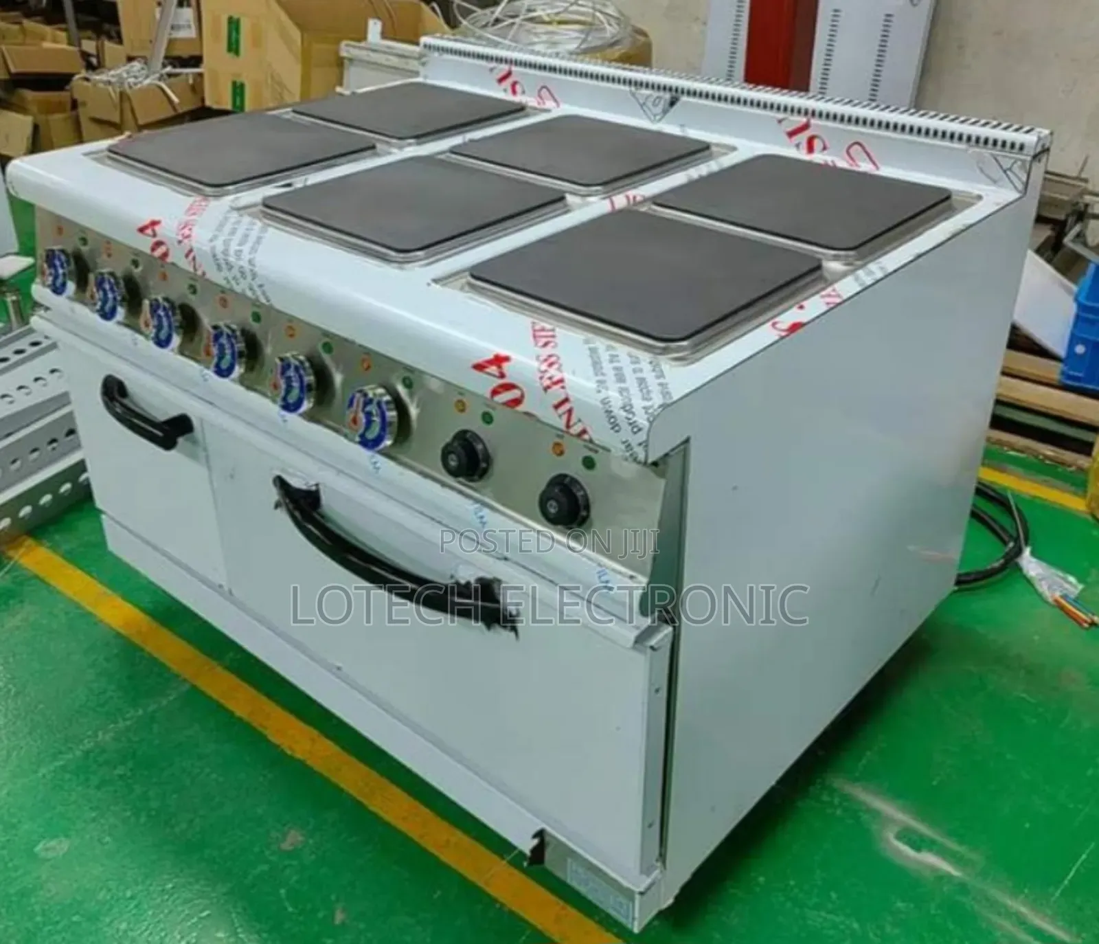Industrial 6 Burner Electric Cooker – Heavy Duty