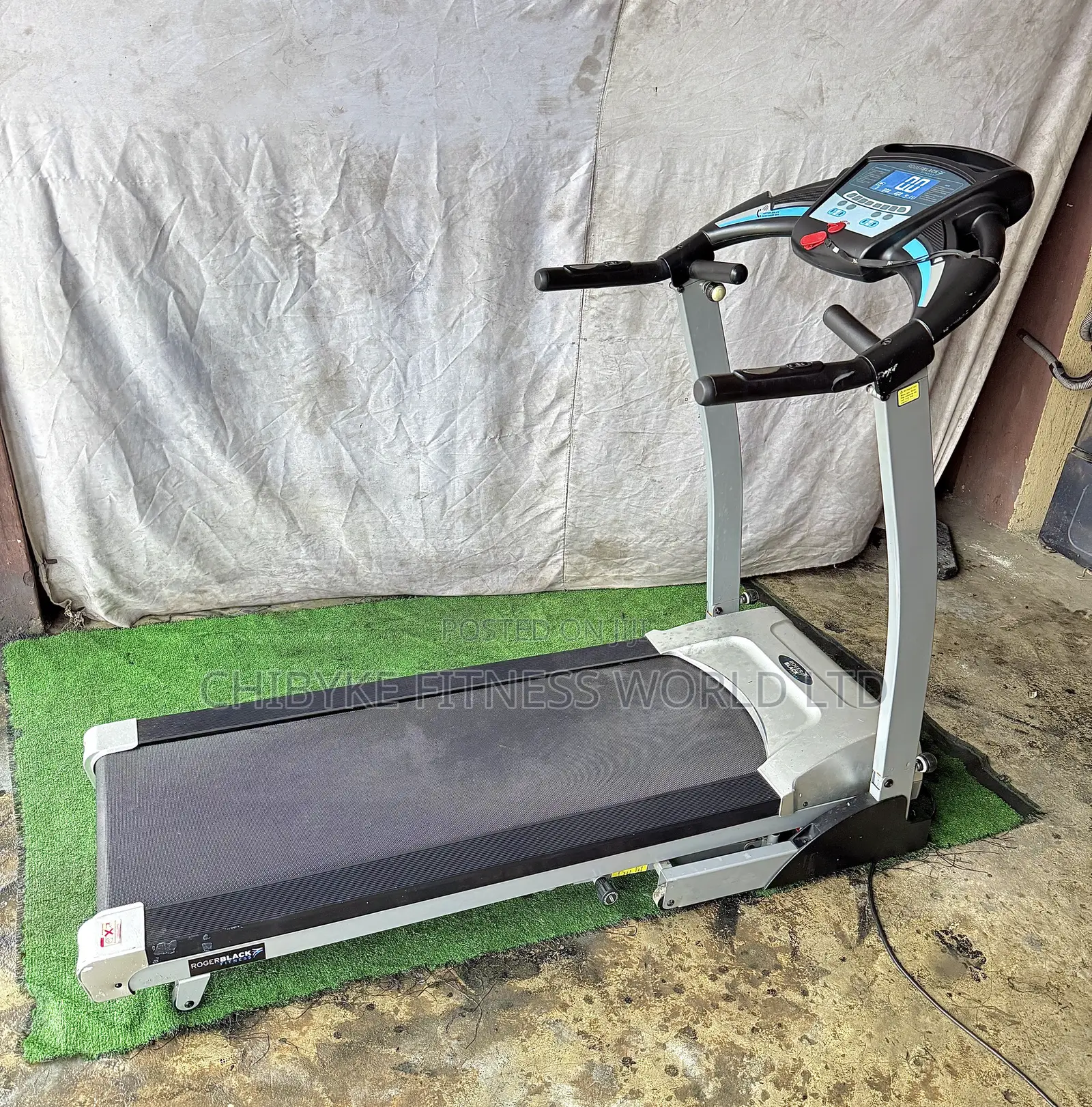 Roger Black 3hp Treadmill Work Auto Incline
