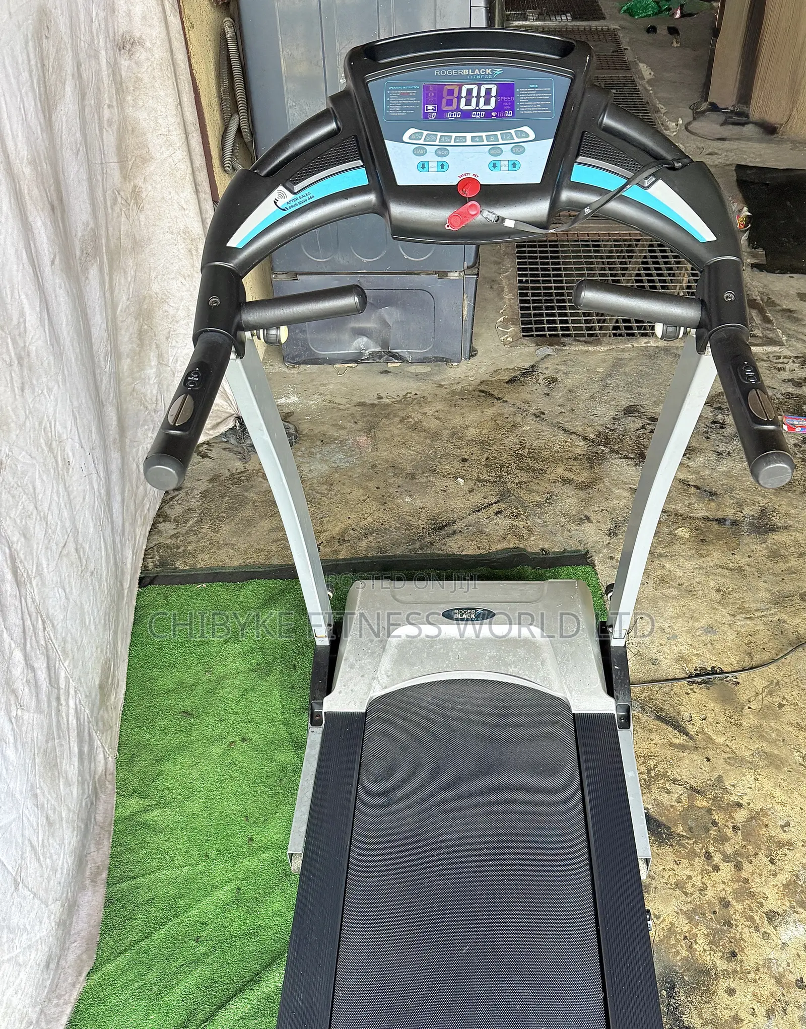 Roger Black 3hp Treadmill Work Auto Incline