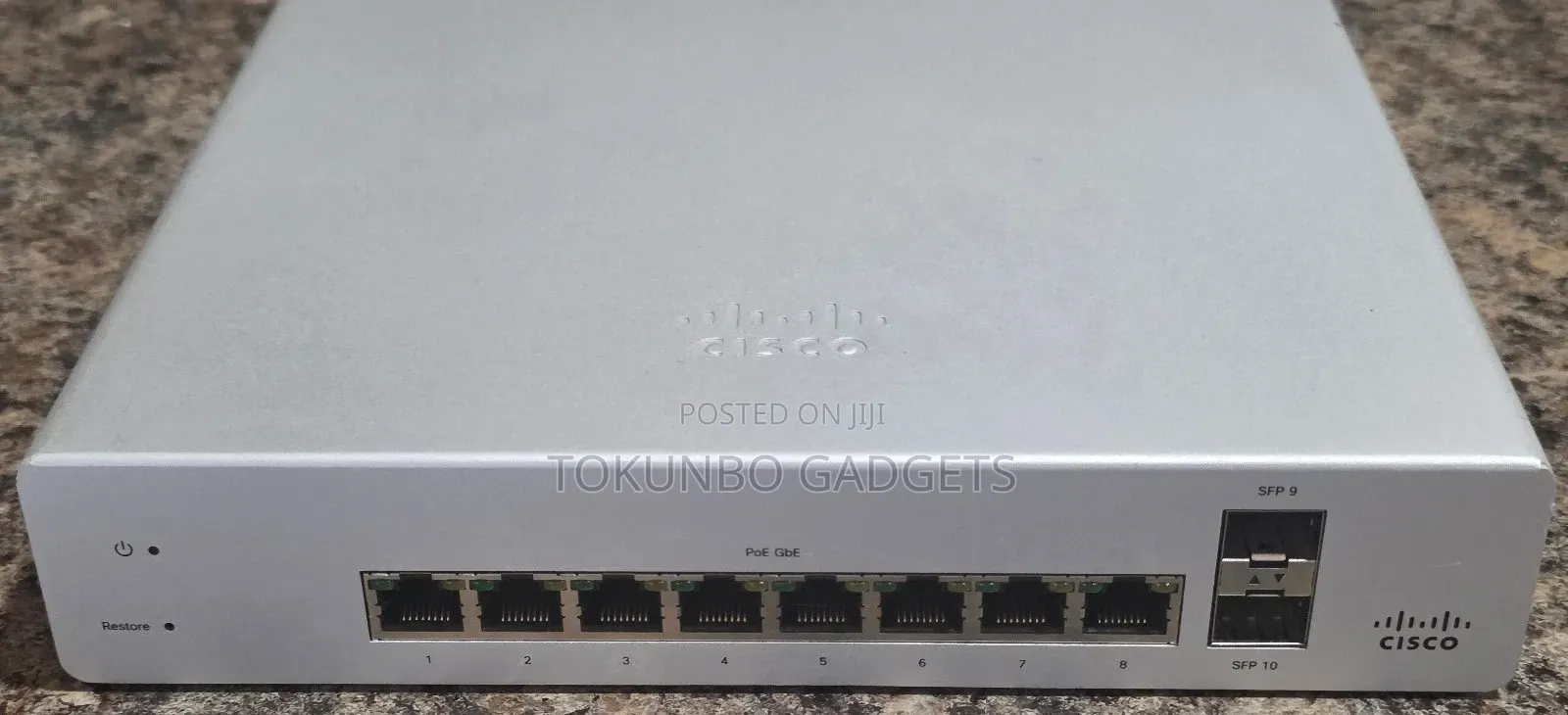 Cisco Meraki Ms220-8p Cloud Managed Switch 8-Port