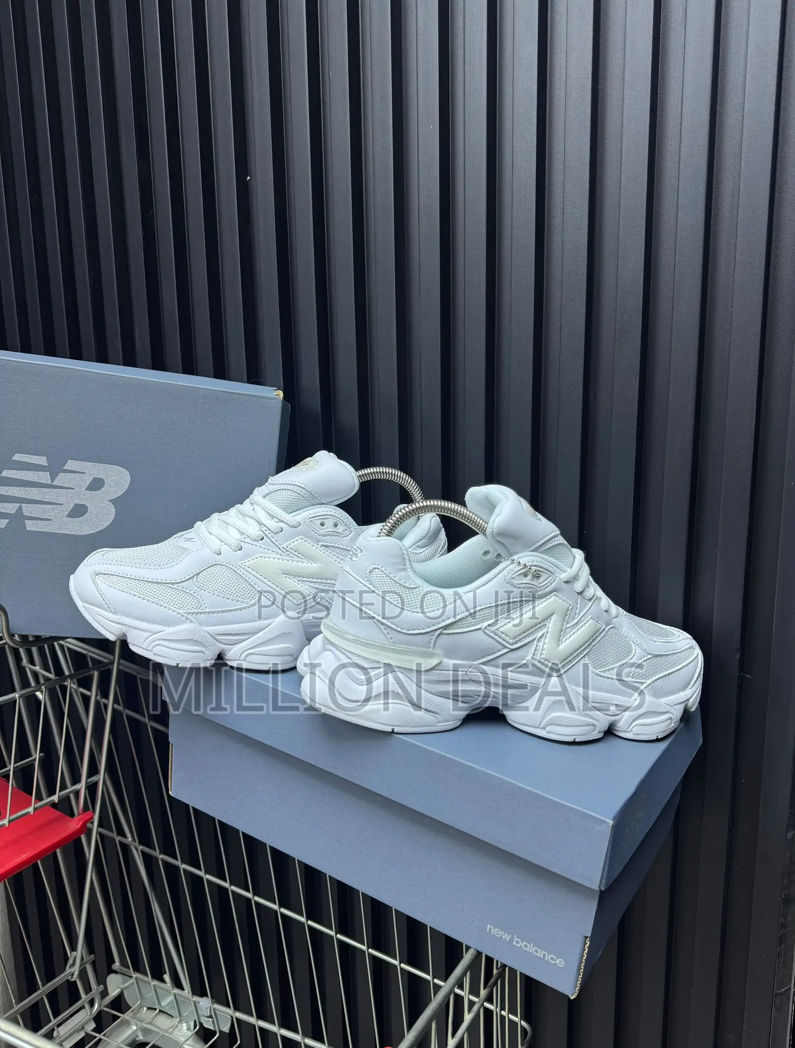 New Balance 9060 ‘Triple White Sneakers