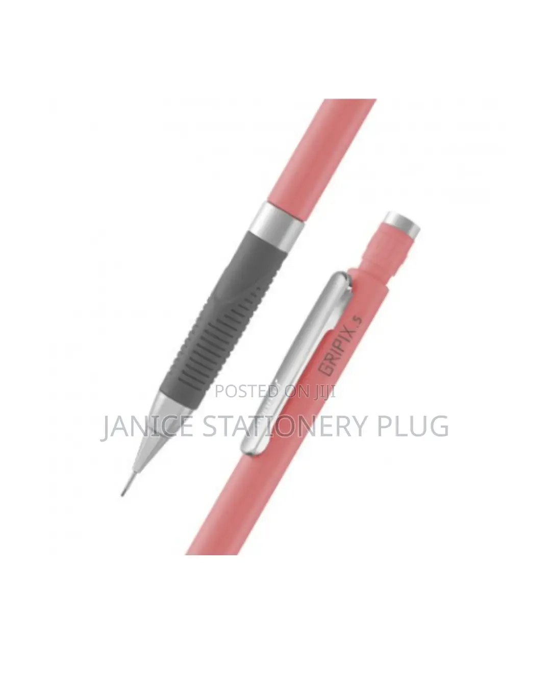 1 Pink Monami Mechanical Pencil 0.5mm Gripix