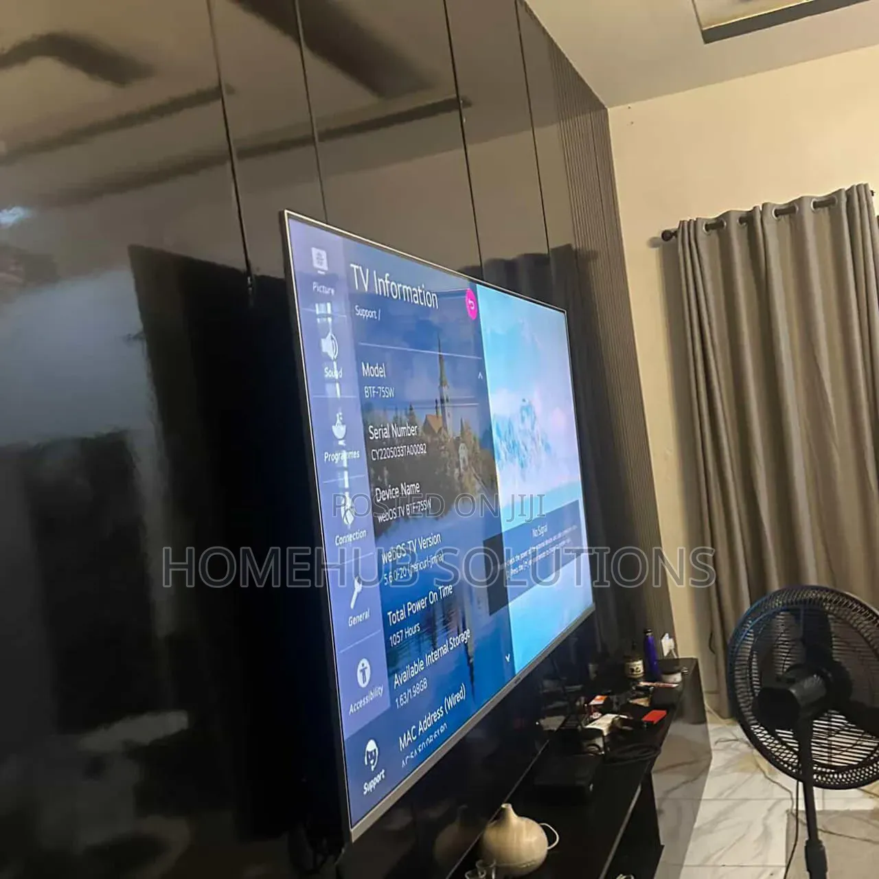 75 Inches Bruhm Smart Tv