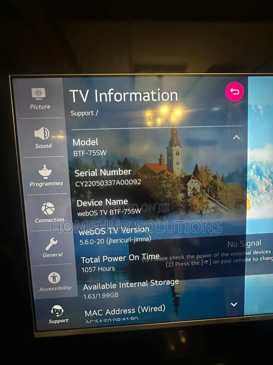 75 Inches Bruhm Smart Tv