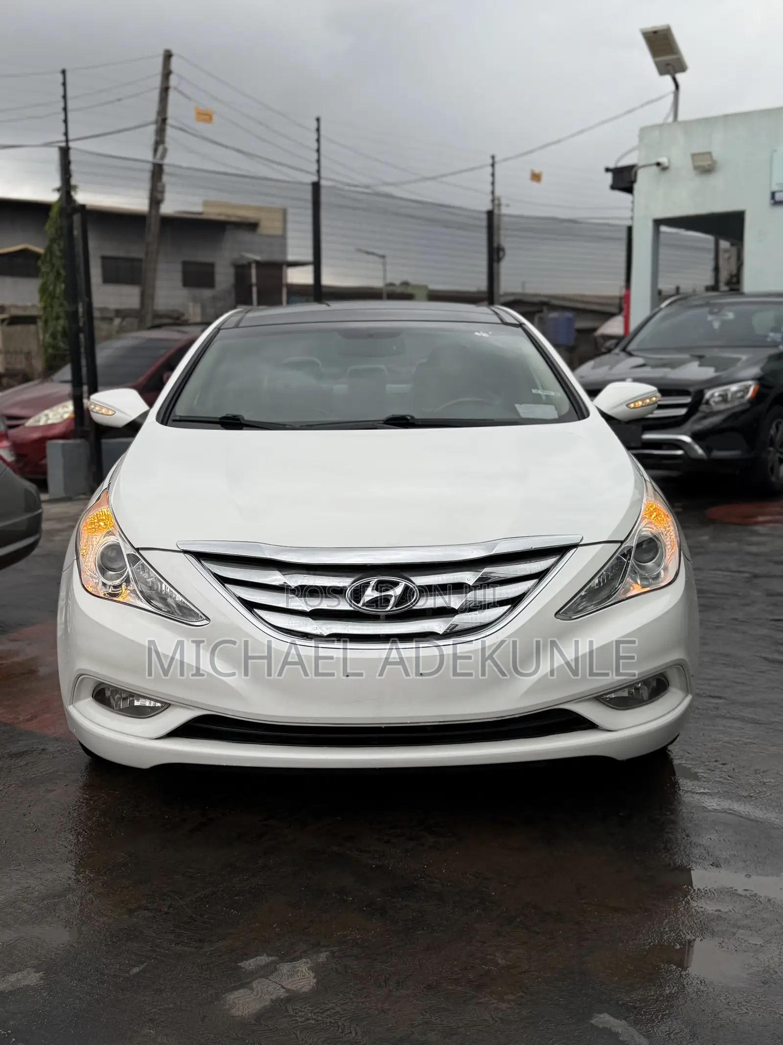 Hyundai Sonata Limited 2.0T Sedan (2.0L 4cyl 6A) 2013 White
