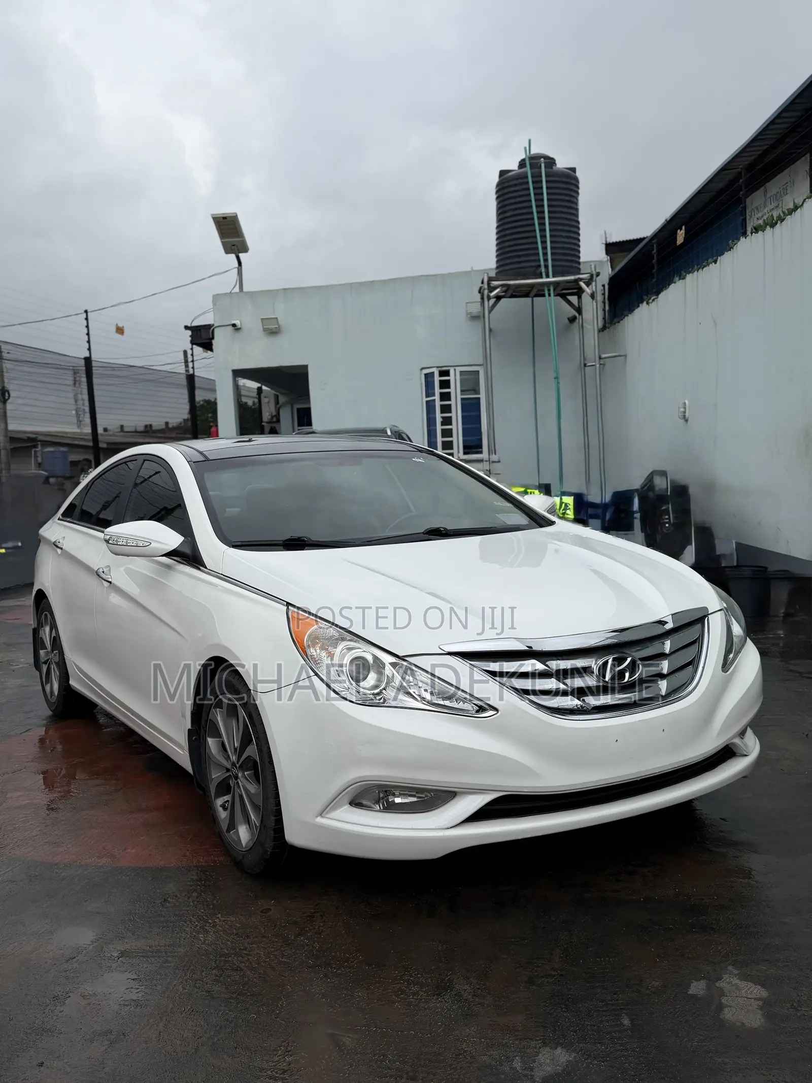 Hyundai Sonata Limited 2.0T Sedan (2.0L 4cyl 6A) 2013 White