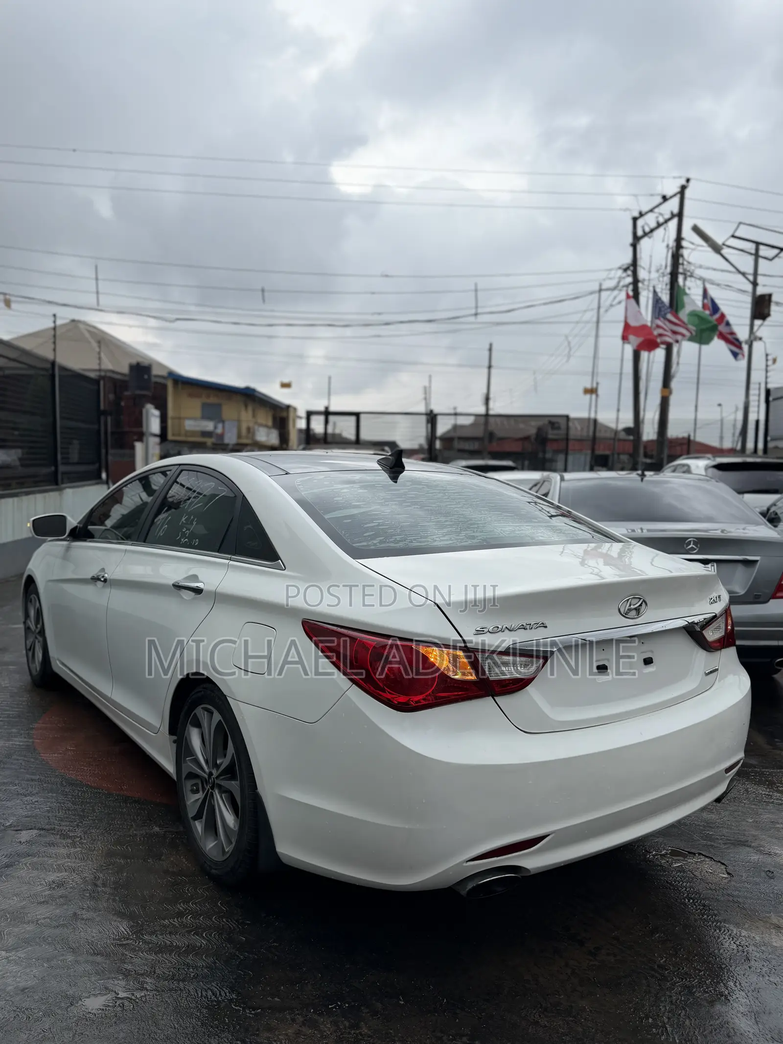 Hyundai Sonata Limited 2.0T Sedan (2.0L 4cyl 6A) 2013 White
