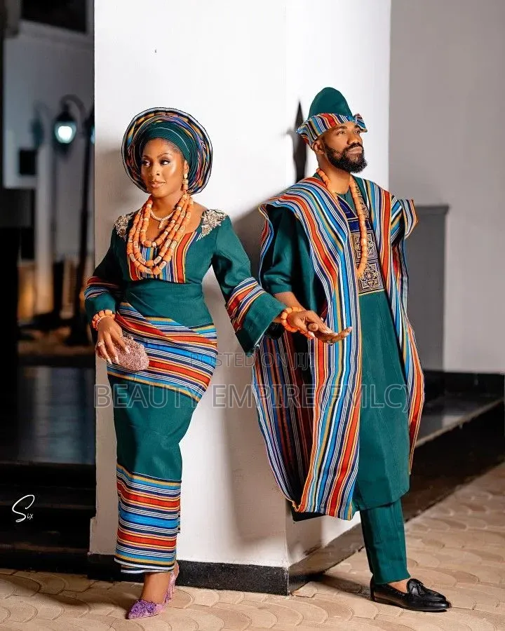 Couple Aso Oke Set