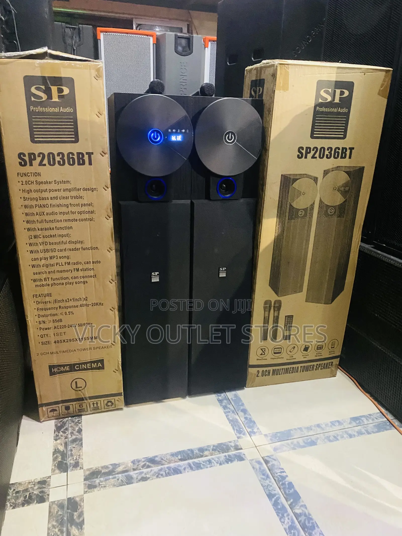 Sound Prince Professional Audio Tower Speakers