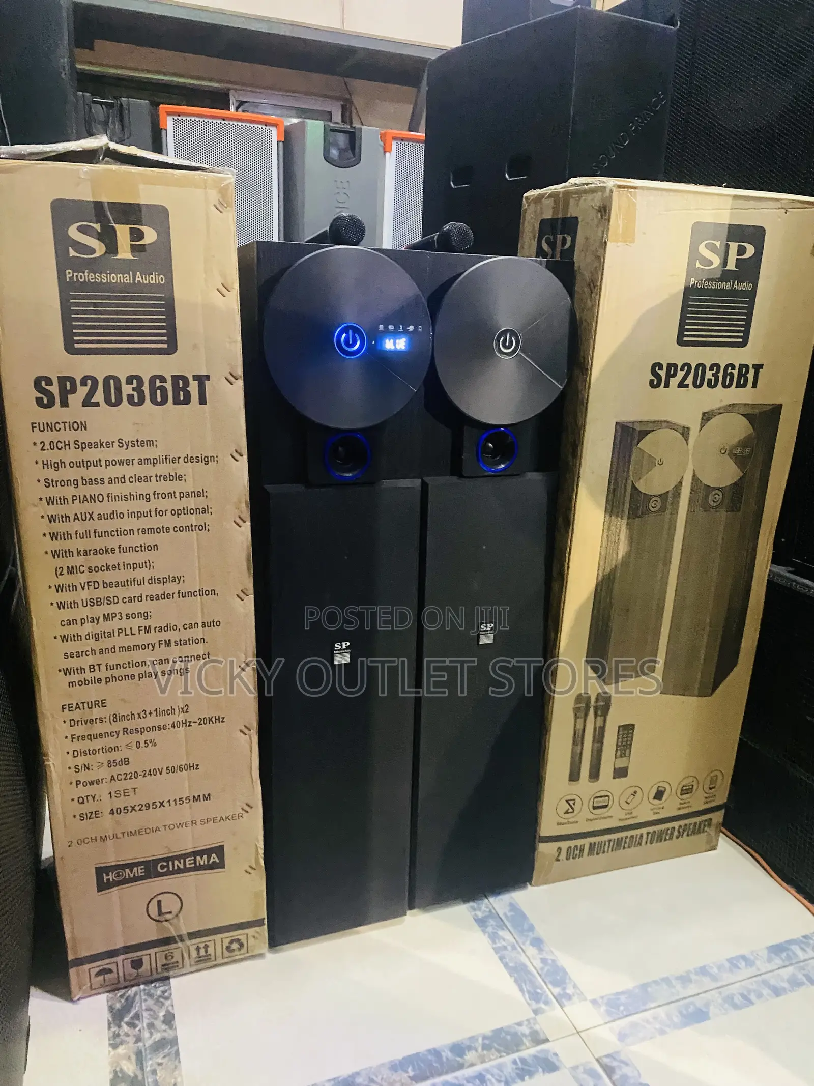 Sound Prince Professional Audio Tower Speakers