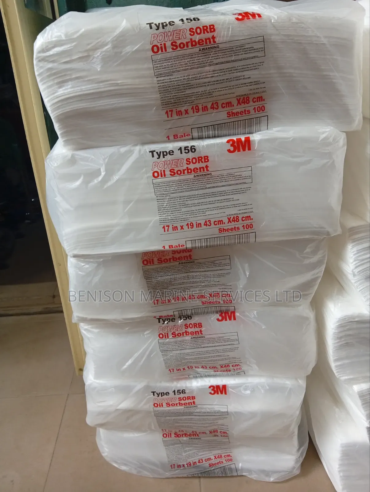 3m Oil Absorbent Pad 100 Sheet