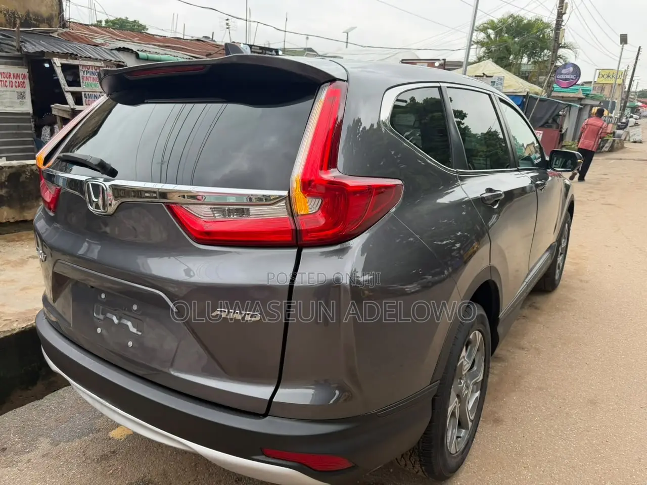 Honda CR-V EX-L 4dr SUV AWD (1.5L 4cyl CVT) 2017 Gray