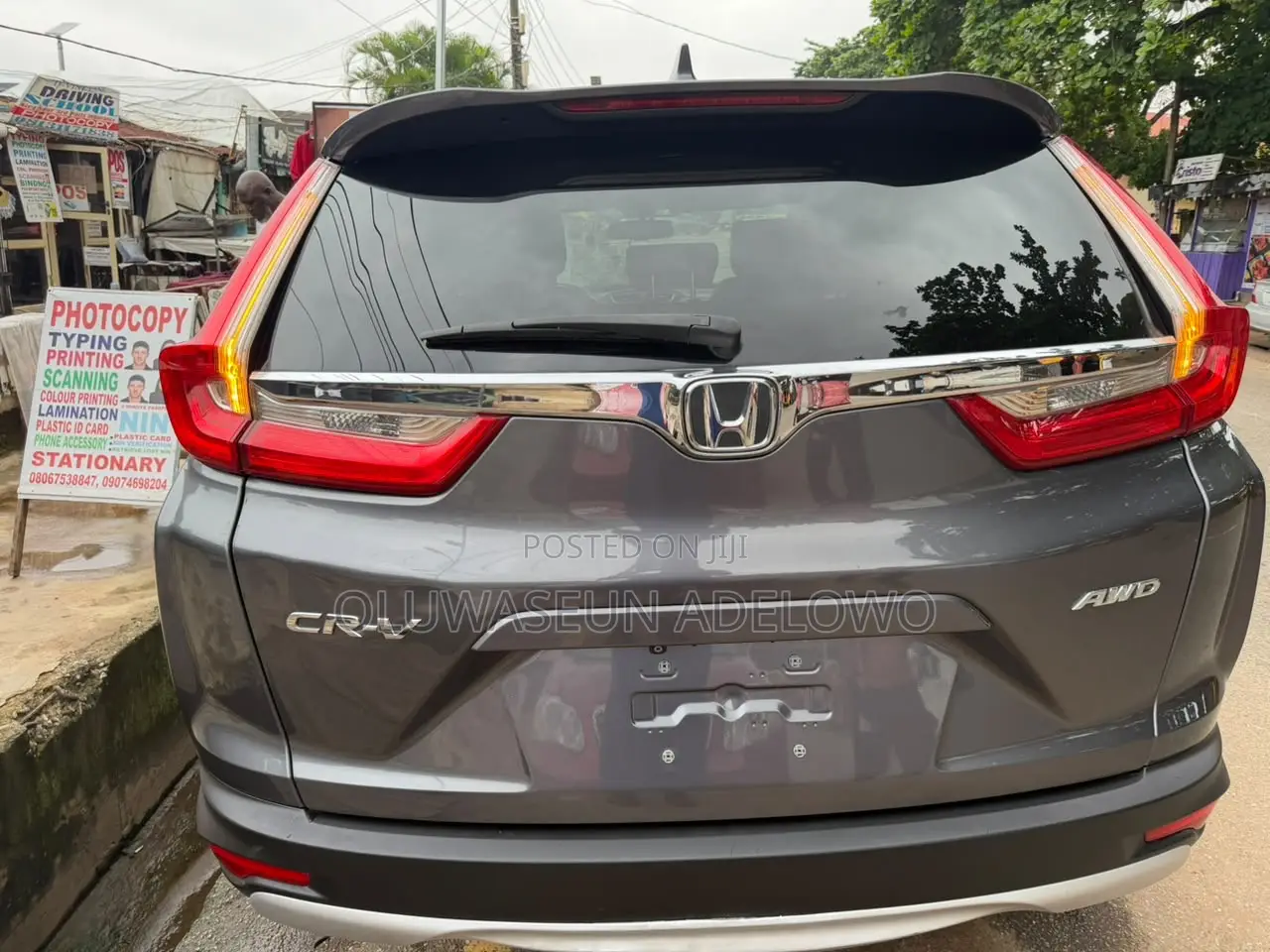 Honda CR-V EX-L 4dr SUV AWD (1.5L 4cyl CVT) 2017 Gray