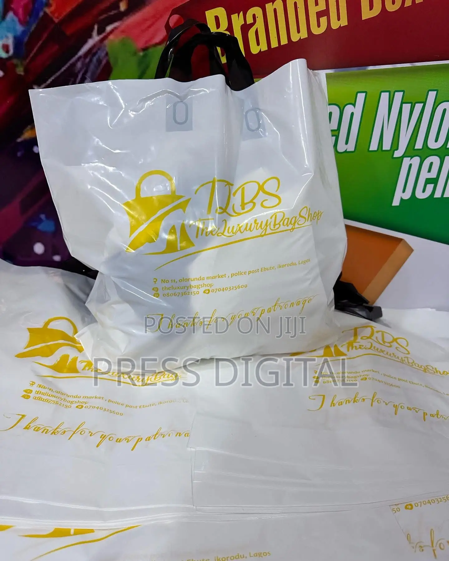 Branded Loophole Nylon Bag
