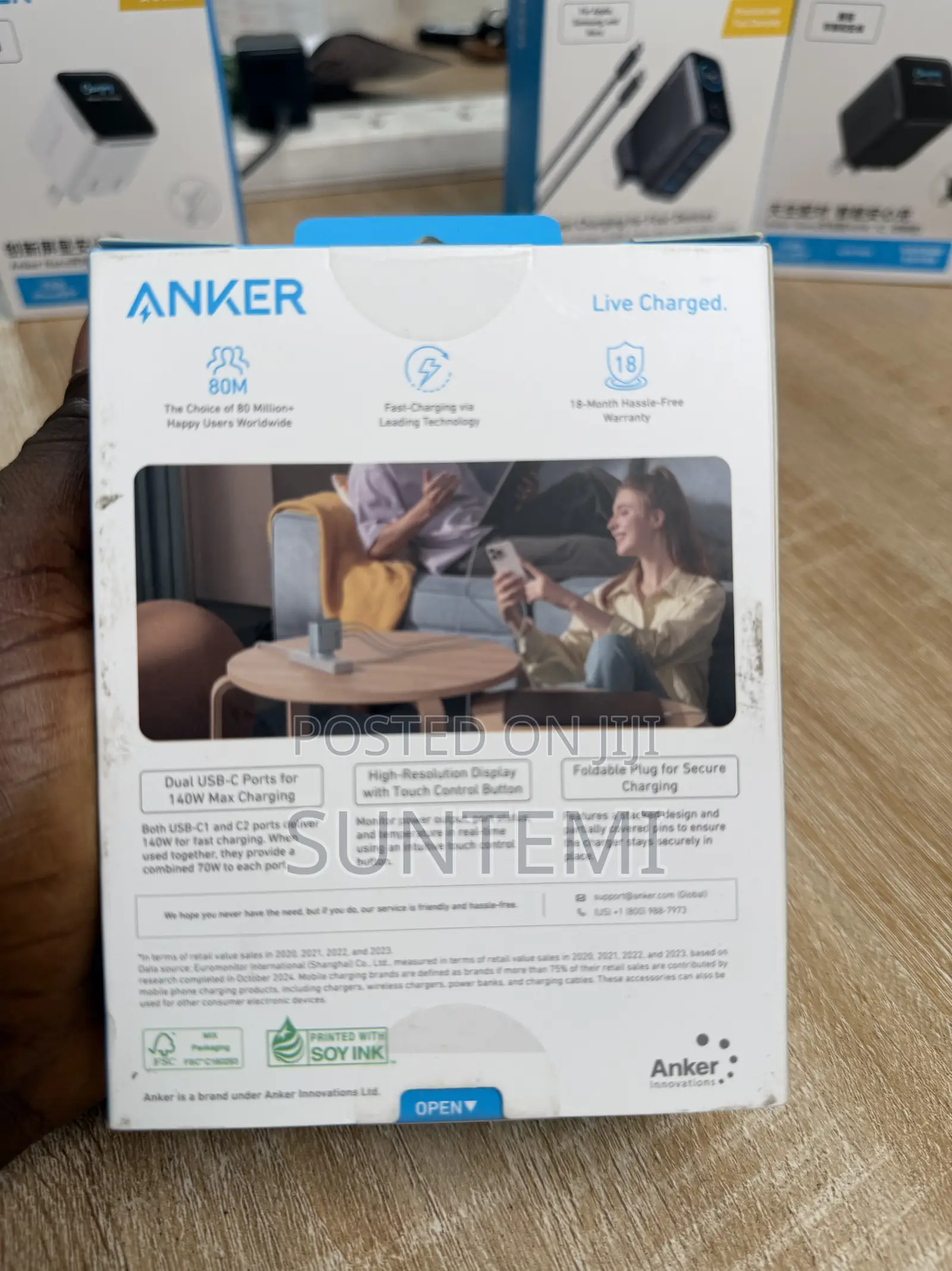 Anker 140w 4 Ports Charger