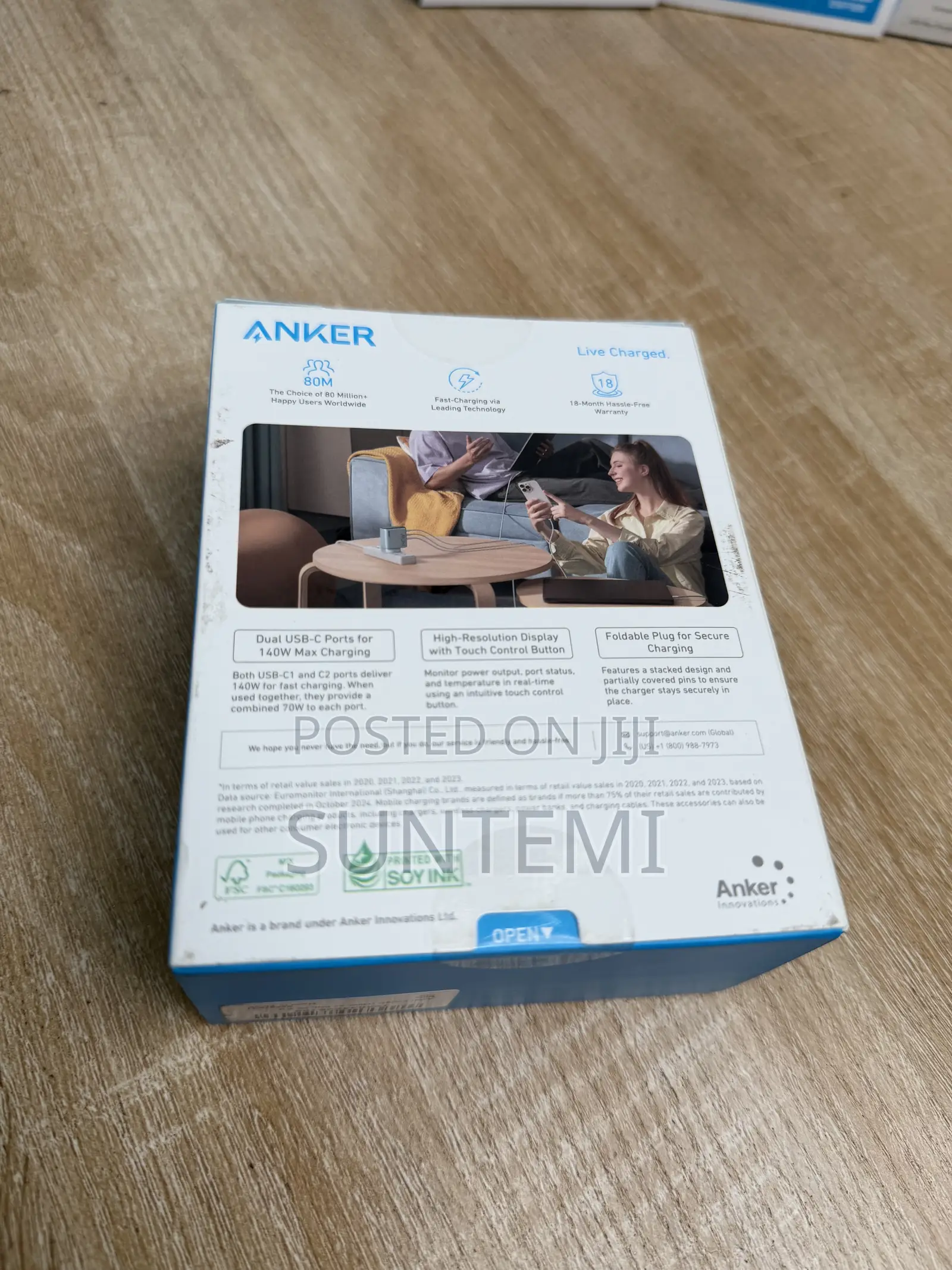 Anker 140w 4 Ports Charger