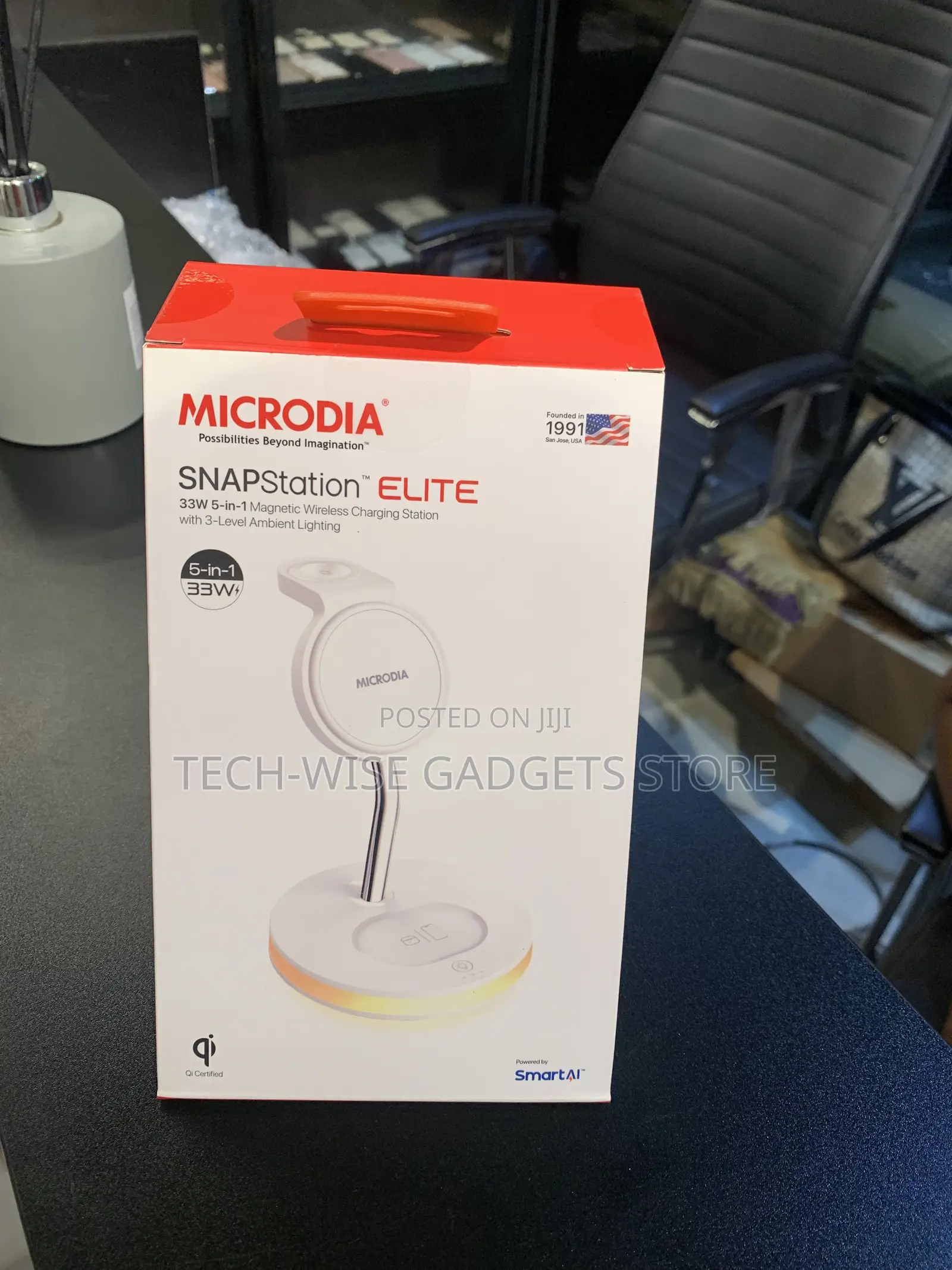 Microdia Snapstation Elite 33w 5in1 Magnetic Wireless Charging Station
